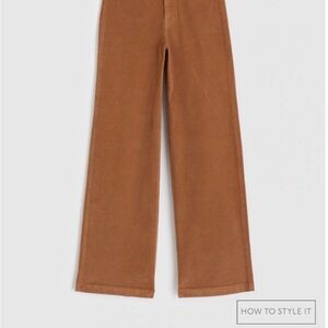 Madewell Brown Wide-Leg Pants
